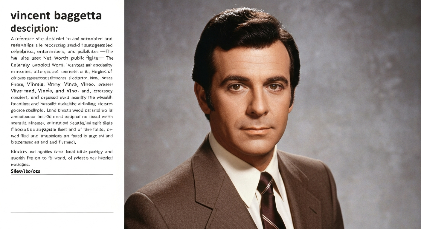 Vincent Baggetta Net Worth: Estimated Range & Career
