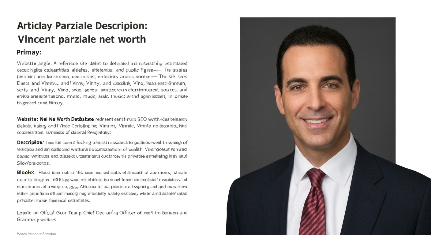 Headshot of Vincent Parziale, Chief Operating Officer of Gramercy Group, Inc.
